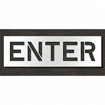 RAE STL10871004 Pavement Stencil Enter