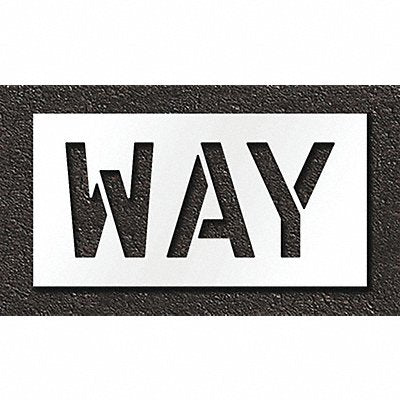 RAE STL10871210 Pavement Stencil Way