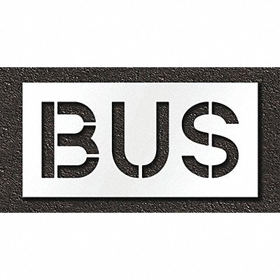 RAE STL10871215 Pavement Stencil Bus