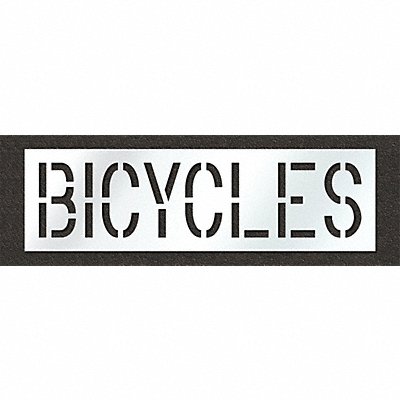 RAE STL10871818 Pavement Stencil Bicycles