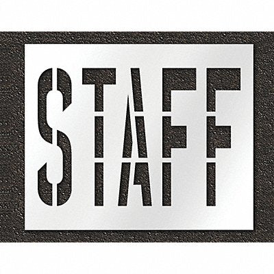 RAE STL10873613 Pavement Stencil Staff