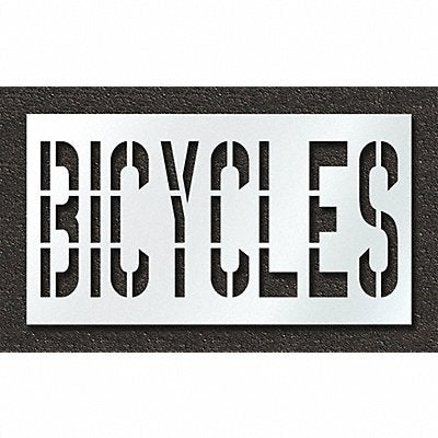 RAE STL10873618 Pavement Stencil Bicycles