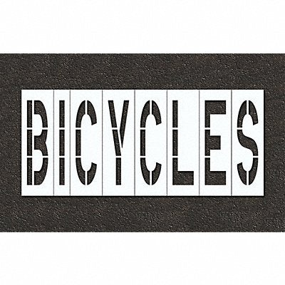 RAE STL10874818 Pavement Stencil Bicycles