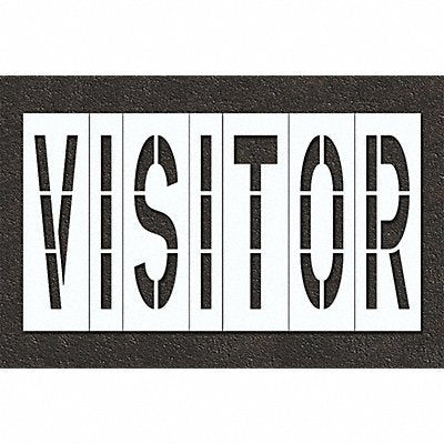 RAE STL10874834 Pavement Stencil Visitors