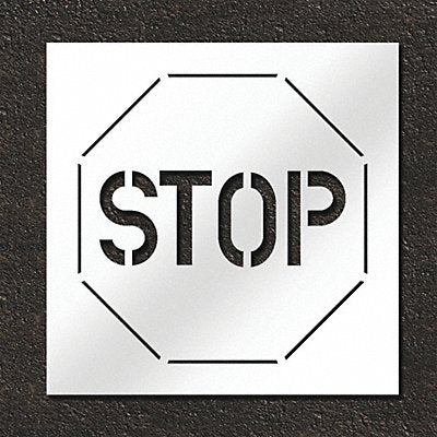 RAE STL10813001 Pavement Stencil Stop
