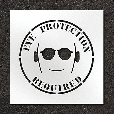 RAE STL10812409 Pavement Stencil Eye Protection