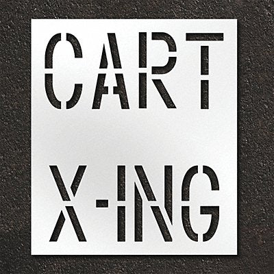 RAE STL10875603 Pavement Stencil No Carts