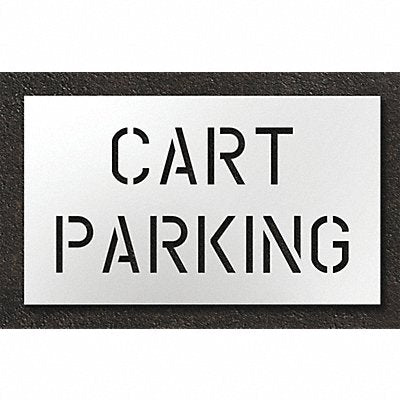 RAE STL10875601 Pavement Stencil No Carts