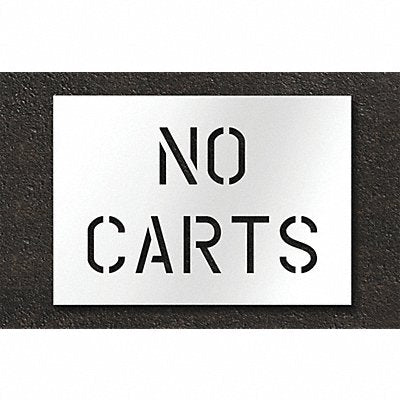 RAE STL10875600 Pavement Stencil No Carts