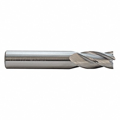 M.A. FORD 11102500 Square End Mill Single End Carbide 0.0250