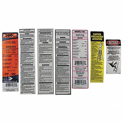 LOUISVILLE LADDER PKFXP1700 Label Kit
