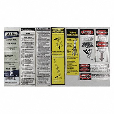 LOUISVILLE LADDER PKFC1200 Label Kit