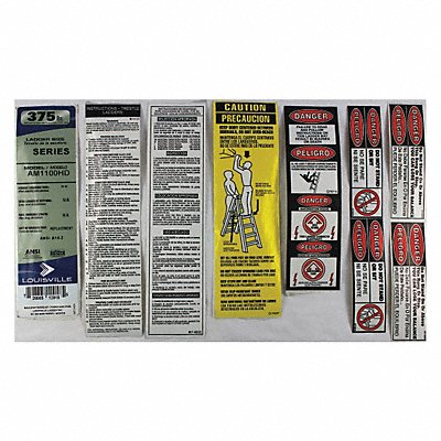 LOUISVILLE LADDER PKAM1100HD Label Kit