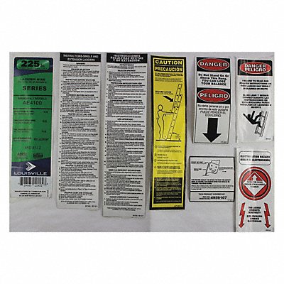 LOUISVILLE LADDER PKAE4100 Label Kit