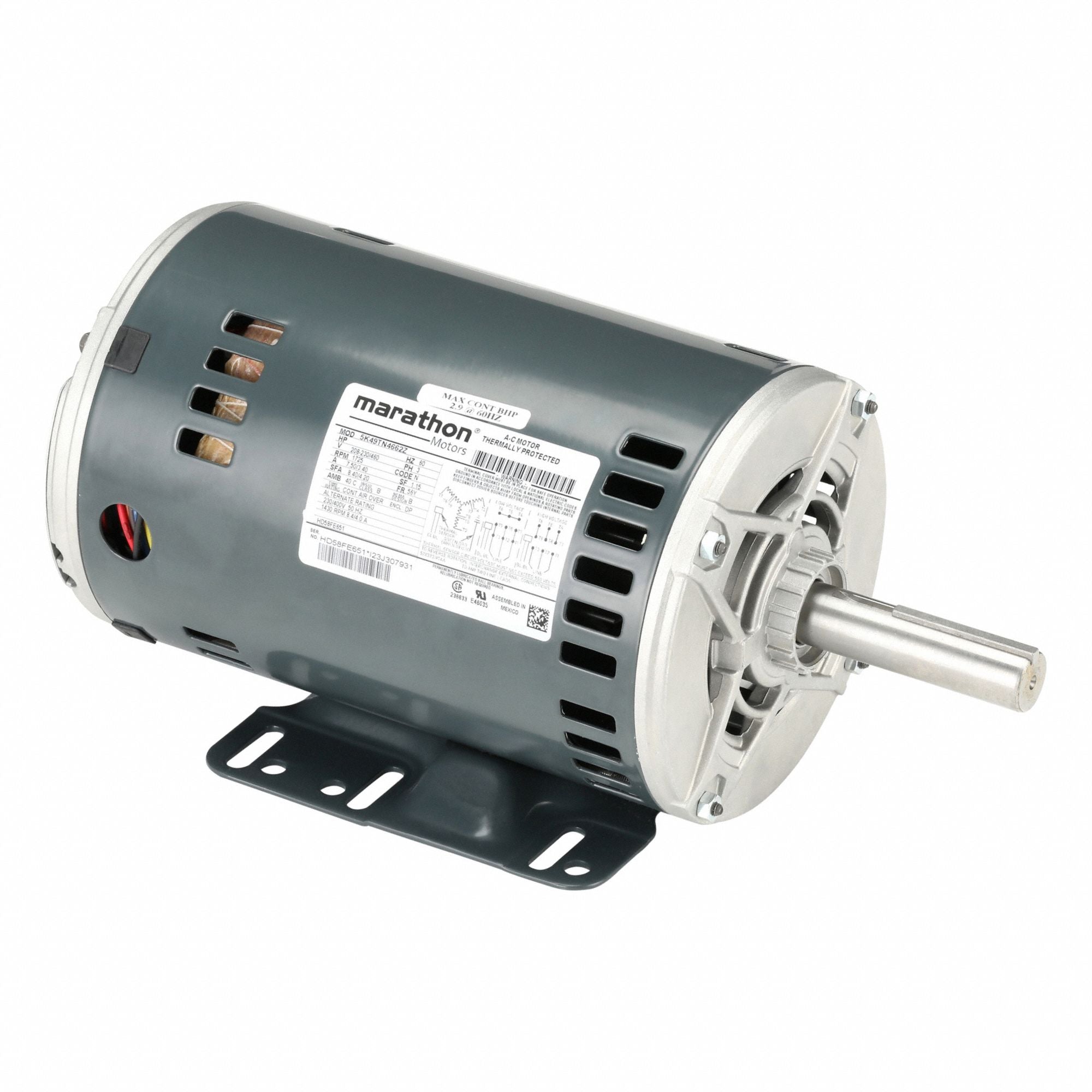 CARRIER HD58FE651 Blower Motor 208/230/460V 56Y