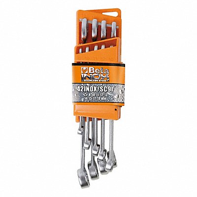 BETA 420387 Combination Wrench St Steel Polish Standard Offset
