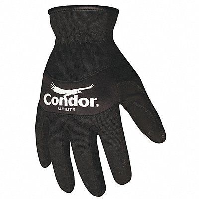 CONDOR 42LA09 Mechanics Gloves 2XL Black Neoprene PR