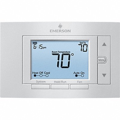 EMERSON 1F85U22PR Low Voltage Programmable Thermostat Heat/Cool 20-30V AC
