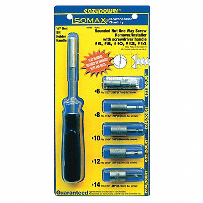 EAZYPOWER 88240 Screw Remover Screwdriver #8 to #14