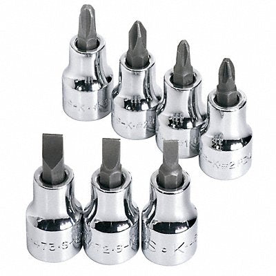 SK PROFESSIONAL TOOLS 19737 SocketBt St Stl StSz 3/8 in DrSz 3/8 in