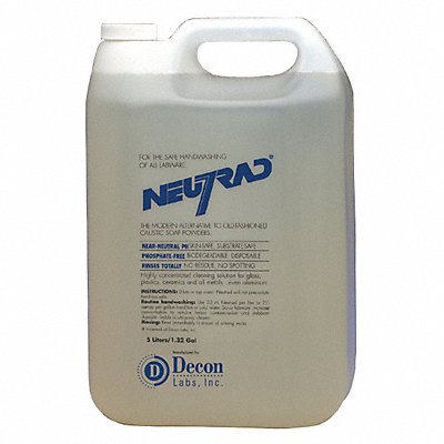 DECON LABORATORIES 3001 Detergent 5 L 8 pH Max PK4
