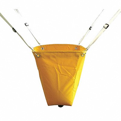 GRAINGER 42X297 Roof Leak DiVerticaler 18x18 in Yellow