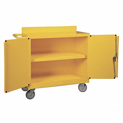 BRADY SPC ABSORBENTS SCCART Spill Control Cart Universal Yellow