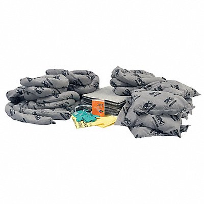 BRADY SPC ABSORBENTS SKA30R Spill Kit Refill Universal Grey