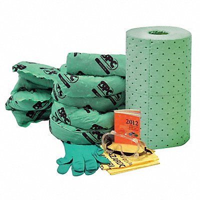BRADY SPC ABSORBENTS SKHK2R Spill Kaddie Refill Chem/Hazmat
