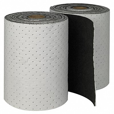BRADY SPC ABSORBENTS TM19 Absorb Roll Oil-Based Liquids Black PK2