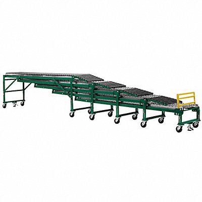 ASHLAND CONVEYOR T4A53214TLEFG Roller Conveyor 40 ft L 30 BF Steel