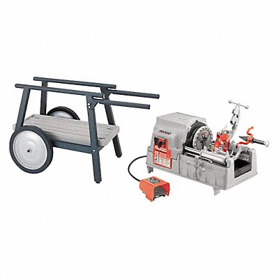 RIDGID 9328792462 Pipe Thread Machine w/Stand 1/8 to 2