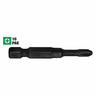 CENTURY DRILL AND TOOL 66983 Impact Pro Screwdriver Bit Phil 3 10Pk