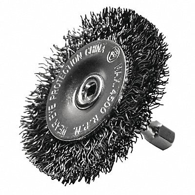 CENTURY DRILL AND TOOL 76421 Crimped Radial Wire Brush 2-1/2in Coarse