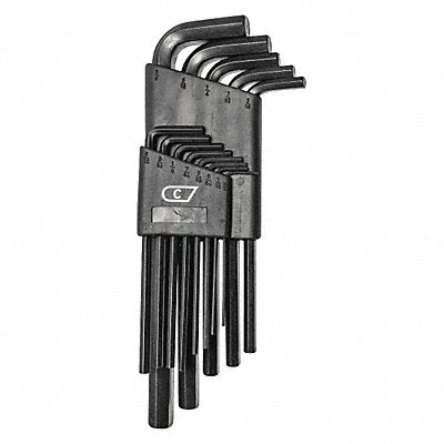CENTURY DRILL AND TOOL 64313 Long-Arm Sae Hex Key 13 Pc Set