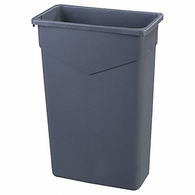 CARLISLE 34202323 Rectangle Garbage Can 23 gal Grey PK4