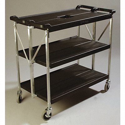 CARLISLE SBC203103 Fold N Go Cart 20 in x 31 in - Black