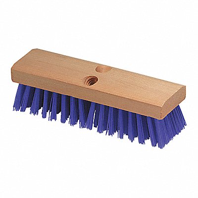 CARLISLE 3617514 Flo-Pac 10in Stiff Deck Scrub Blue PK12