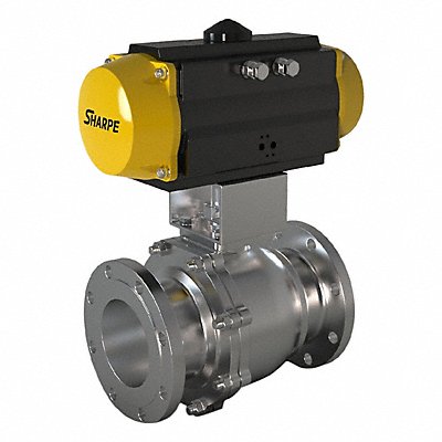 SHARPE VALVES 4350034120 Pneumatically Actuated Two-Way Ball Valve Nominal Valve Size 2 1/2 in