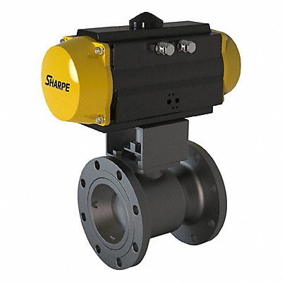SHARPE VALVES 4350034460 Pneumatically Actuated Two-Way Ball Valve Nominal Valve Size 4 in