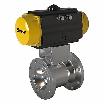 SHARPE VALVES 4350034580 Pneumatically Actuated Two-Way Ball Valve Nominal Valve Size 6 in