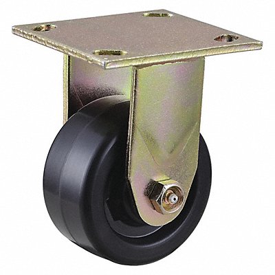 GRAINGER 435X70 Standard Plate Castor Rigid 800 lb.