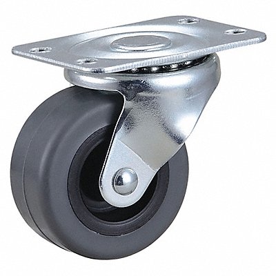GRAINGER 435X74 Standard Plate Castor Swivel 75 lb.