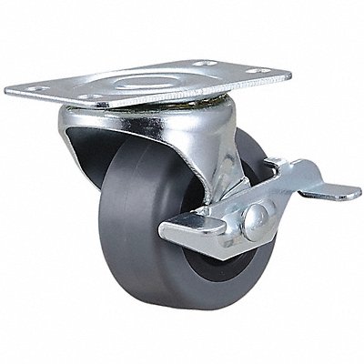 GRAINGER 435X75 Standard Plate Castor Swivel 75 lb.