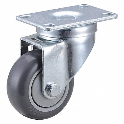 GRAINGER 435X77 Standard Plate Castor Swivel 275 lb.