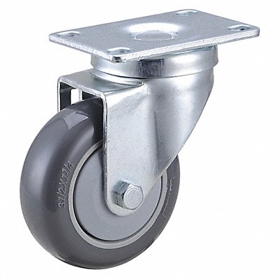 GRAINGER 435X78 Standard Plate Castor Swivel 275 lb.