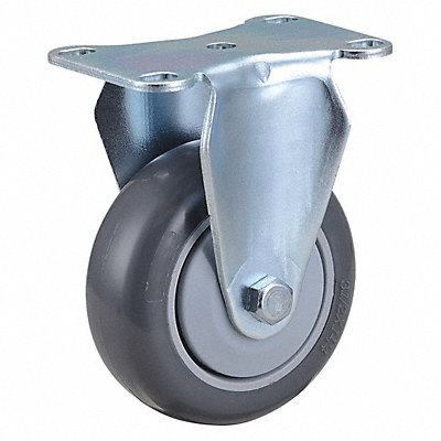 GRAINGER 435X82 Standard Plate Castor Rigid 275 lb.