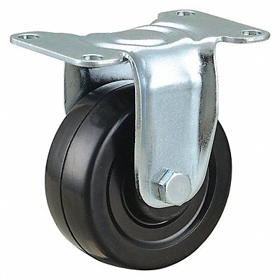 GRAINGER 435X99 Standard Plate Castor Rigid 195 lb.