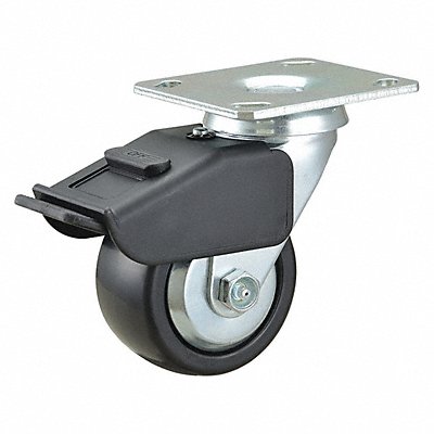GRAINGER 435Y01 Standard Plate Castor Swivel 600 lb.