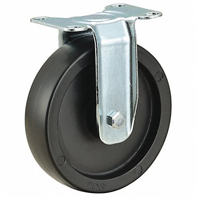 GRAINGER 435Y02 Standard Plate Castor Rigid 220 lb.